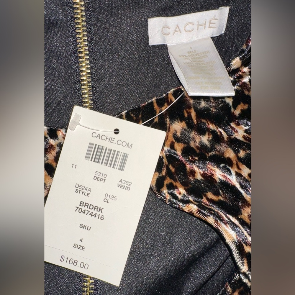 Cache Animal Print Long Sleeve Dress - Picture 5 of 13